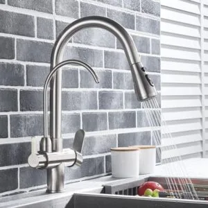 Dual Filter Tap Brushed Nickel