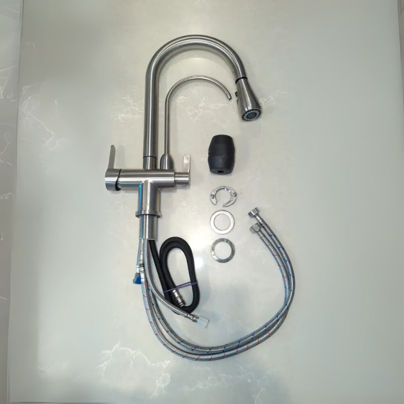 Brushed Nickel Dual Tap1