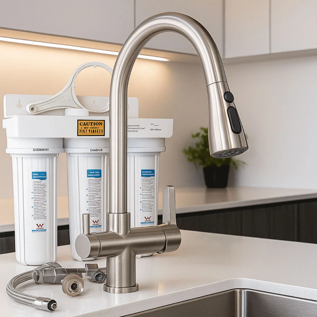 Brushed Nickel Dual Tap7