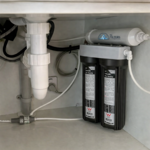 Twin Below-Sink H2 Inline Booster Kit